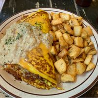 Hillbilly scramble at The Wayward Cafe in Seattle