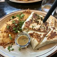 Early bird crunch wrap at The Wayward Cafe in Seattle