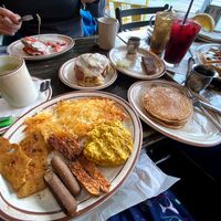 Breakfast spread at The Wayward Cafe in Seattle