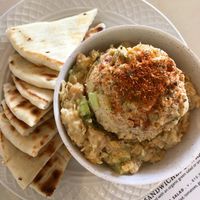 Chickpea scoop at MJ's Cafe in Baton Rouge