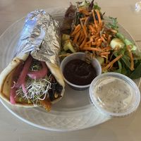 Sweet heat wrap…DELICIOUS!!  at MJ's Cafe in Baton Rouge