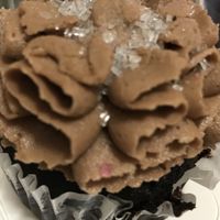 Chocolate cupcake gluten free vegan at MJ's Cafe in Baton Rouge