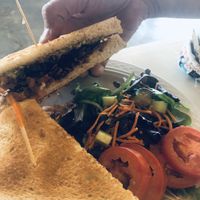 BLT, coconut bacon, vegan at MJ's Cafe in Baton Rouge