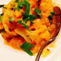 Cauliflower curry- aloo kauli at Himalayan Heritage in Washington