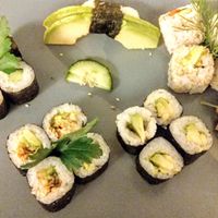 Veganised Veggie Mix and Avokado Surimi at KimBaBBox in Dortmund