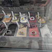 Vegan/dairy-free flavours at Gelateria Dolce Mia Bloor in Toronto