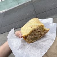   at Yonah Schimmel's Knish Bakery in New York City
