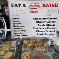  at Yonah Schimmel's Knish Bakery in New York City