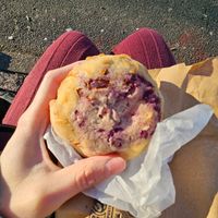 Red cabbage at Yonah Schimmel's Knish Bakery in New York City