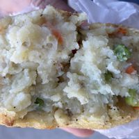   at Yonah Schimmel's Knish Bakery in New York City