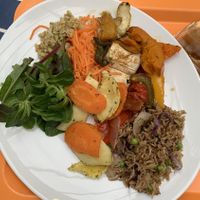 Veggies and rice salad at La Verriere in Paris