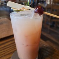 Vegan cocktail at The Green Dragon Inn in Akron