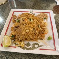 Tofu Pad Thai  at Thai Thai Restaurant in Volcano Village