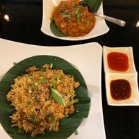 Mutton Fried Rice at Tulasi Vegetarian in Central Singapore