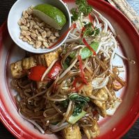 Tofu Pad Thai (without eggs)  at Tjabba Thai in Stockholm