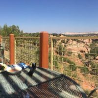 Great view! at Angel Village Cafe in Kanab