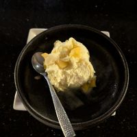 Mango sorbet at Zen Garden in Nairobi