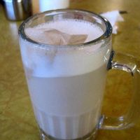 Chai with soy milk at Le Cagibi in Montreal
