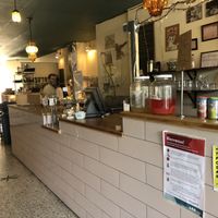 Inside at Le Cagibi in Montreal