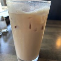 Iced chai latte with oat milk - good!   at Mimosa House in Folsom