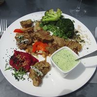 main dish at Water en Vuur in Diksmuide