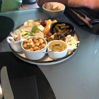 Veggie aperitif snack  at Water en Vuur in Diksmuide