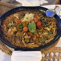 Paella Vegano  at ZARZALES Restaurant in Mallorca