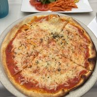 Margherita pizza with vegan cheese   at Xarambinha Pizzeria Expresso in Funchal