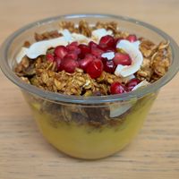 Mango and banana sunshine bowl at Pret A Manger - Stafford M6 Southbound Services in Stone