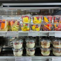 Fruit salads  at Pret A Manger - Stafford M6 Southbound Services in Stone