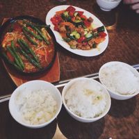 Kung-Po Not Chicken & Sizzling Hot Plate Abalone at Zenhouse in West Hindmarsh