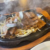Mongolian beef hot plate   at Zenhouse in West Hindmarsh
