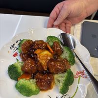 General Tso’s vegan chickenn  at Haru Wok & Roll in Washington