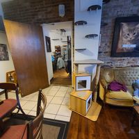 Lots of sitting room at Happy Cat Cafe - Chat l'heureux in Montreal