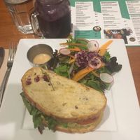 Sandwich végane  at Happy Cat Cafe - Chat l'heureux in Montreal