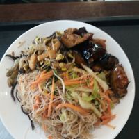 Noodles with eggplant and mushrooms at IBAA Chatswood - Fo Guang Yuan in Chatswood