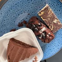 Chocolate cake, Oreo brownie and peanut butter bar  at Blended Brew in Inverness
