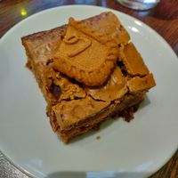 Vegan Biscoff blondie at Blended Brew in Inverness
