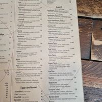 Menu at Break Brunch Lisbon in Lisbon