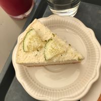 Cheese cake at Theias in Avignon