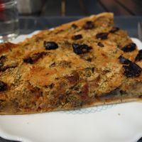 Savoury tarte at Theias in Avignon