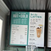 Menu   at Bad Ass Coffee of Hawaii in Orange Beach