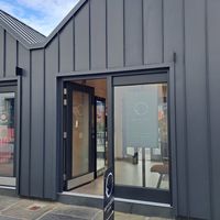 Front of cafè at Movement Coffee in Kirkwall