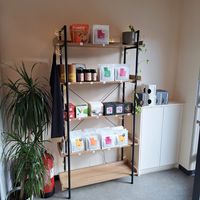 Inside of the cafè at Movement Coffee in Kirkwall
