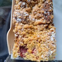 Strawberry crumble at Movement Coffee in Kirkwall