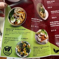 Clearly marked vegan options, helpful staff, byo. Central Nundah at Mum's Pho Nundah in Nundah