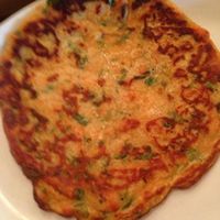 Vegan omelet at Cafe Landwer - Sarona in Tel Aviv