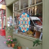 nice new window display at Good Food in Edinburgh