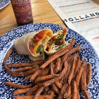 Vegan Soyrizo Wrap  at Café Hollander Hilldale in Madison