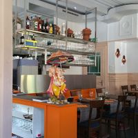 Interior (when closed) at Okra in Bern